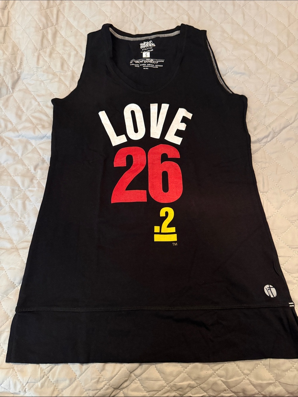 Raw Threads Disney Marathon Women’s Black Graphic Tank Top - LOVE 26.2
